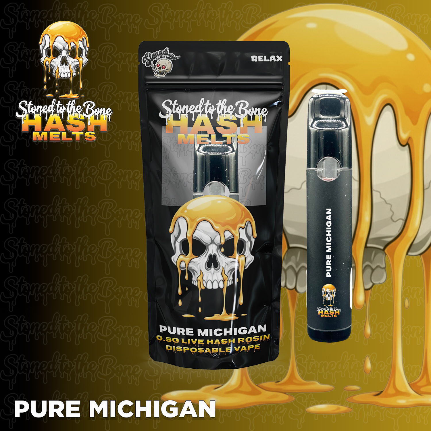 Hash Melts Pure Michigan Relax