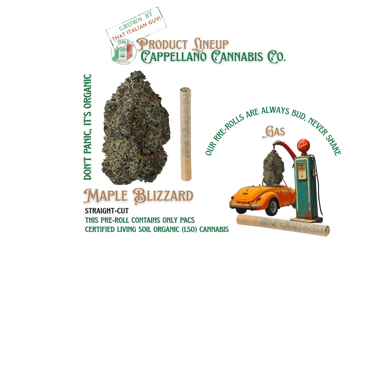 Maple Blizzard Pre Rolls 10x.5g