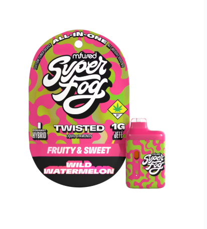 Super Fog TWISTED | Wild Watermelon | 1.0g Disposable
