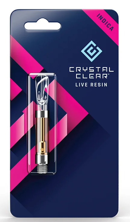 Crystal Clear Grape Pie (Indica) 1g Live Resin Cartridge