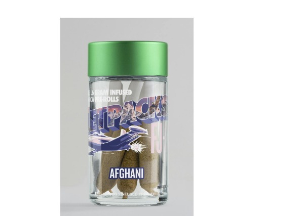 Jetpacks - Fj3 Afghani Infused Preroll 5pk - 3g