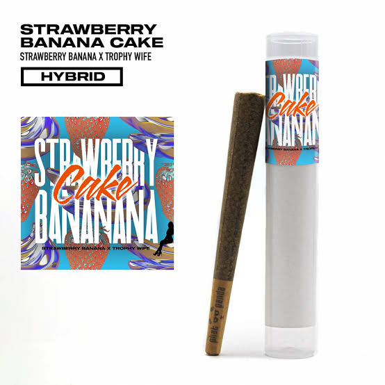 Phat Panda Strawberry Banana Cake (Hybrid) 1g Pre-Roll