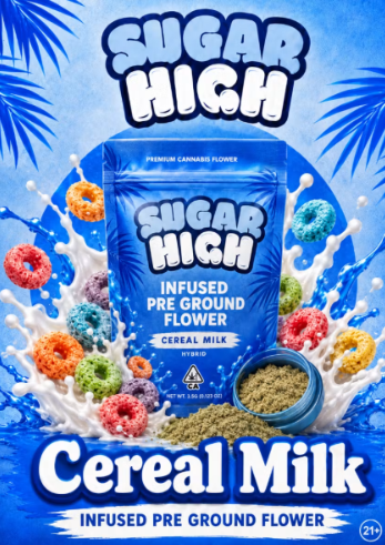 #Sugar High - Cereal Milk - 3.5g - Infused Sugar Shake