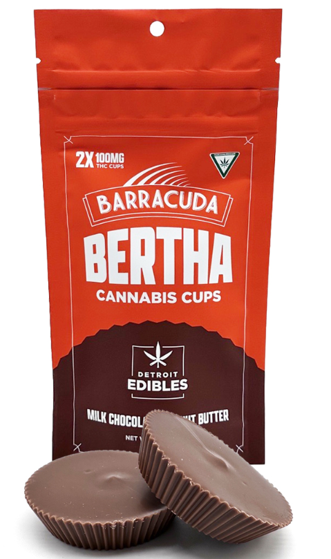 Bertha Cups - 200mg - Peanut Butter Milk Chocolate