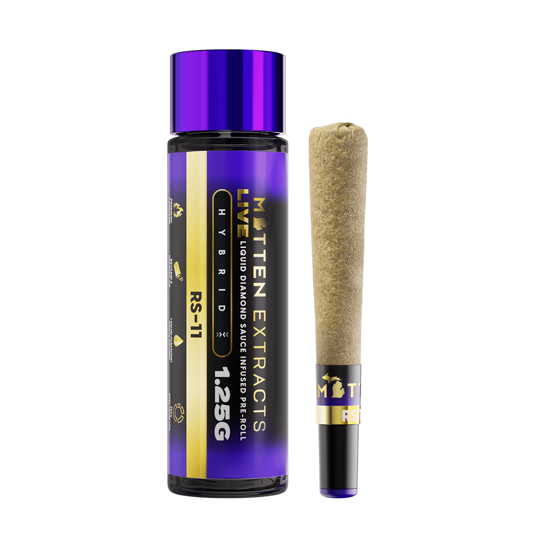 Mitten Extracts 1.25g Live Sauce Infused Pre-Roll - RS11