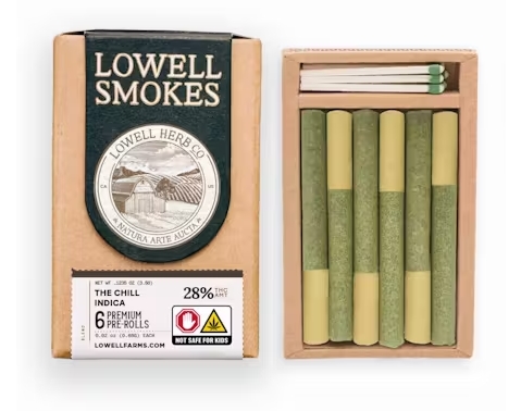 Lowell Pre-Roll Pack 6pk/3.5g- The Chill
