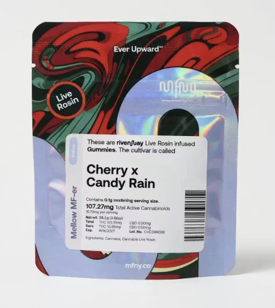 Cherry x Candy Rain | Live Rosin Gummies | 10pk | 100mg