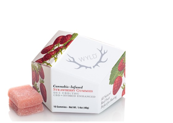 Wyld - Strawberry 20:1 CBD:THC Infused Gummies 10pk - 100mg