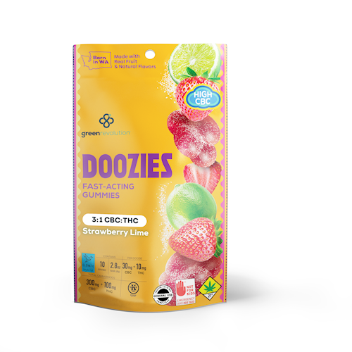 Strawberry Lime 3:1 CBC:THC Doozies | 10-Pack (DOH)