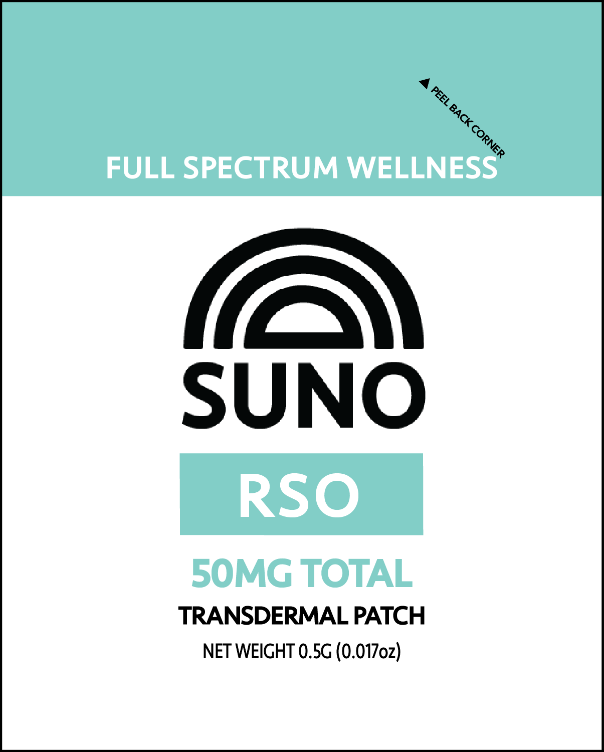 Transdermal Patch: 50MG - RSO