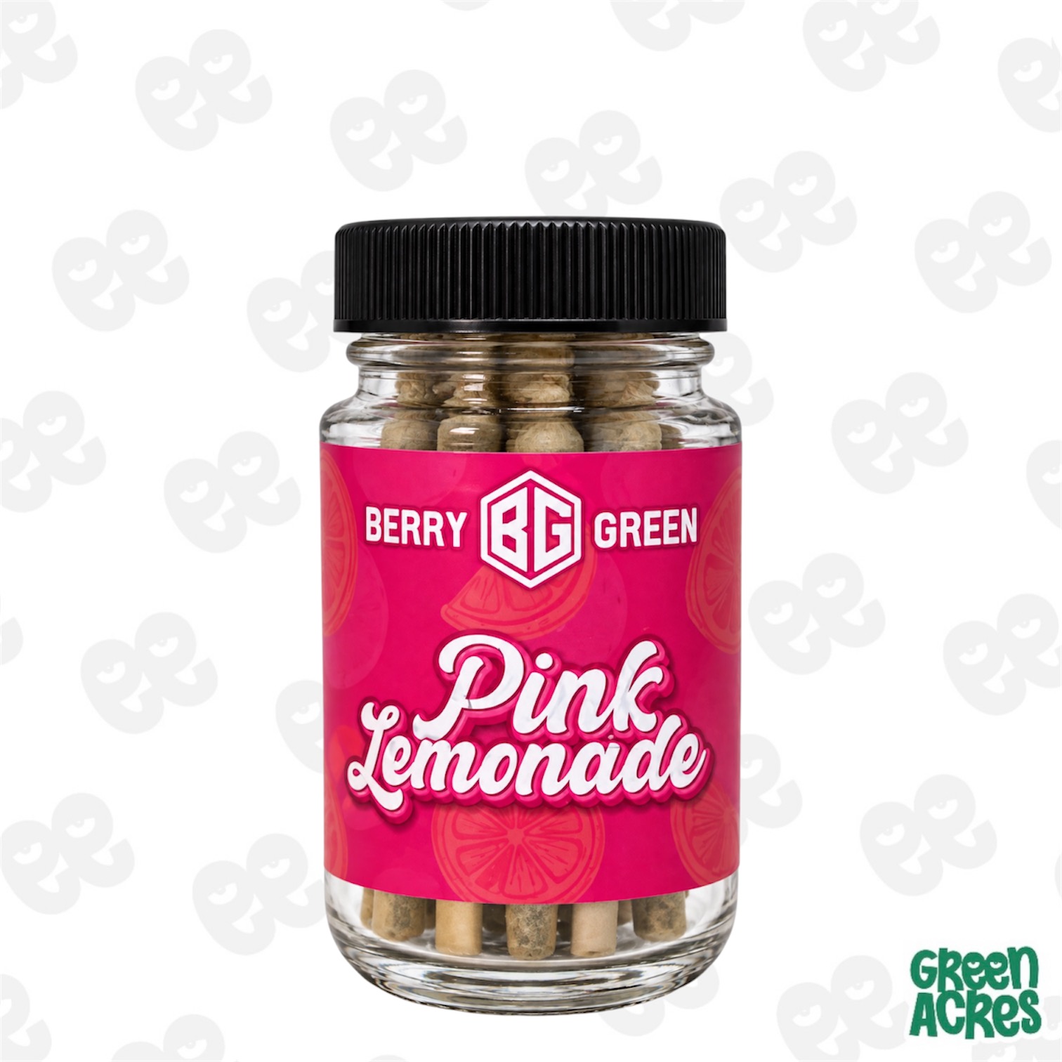 Berry Green: Pink Lemonade 7-Pack Infused Preroll (.5G x 7)