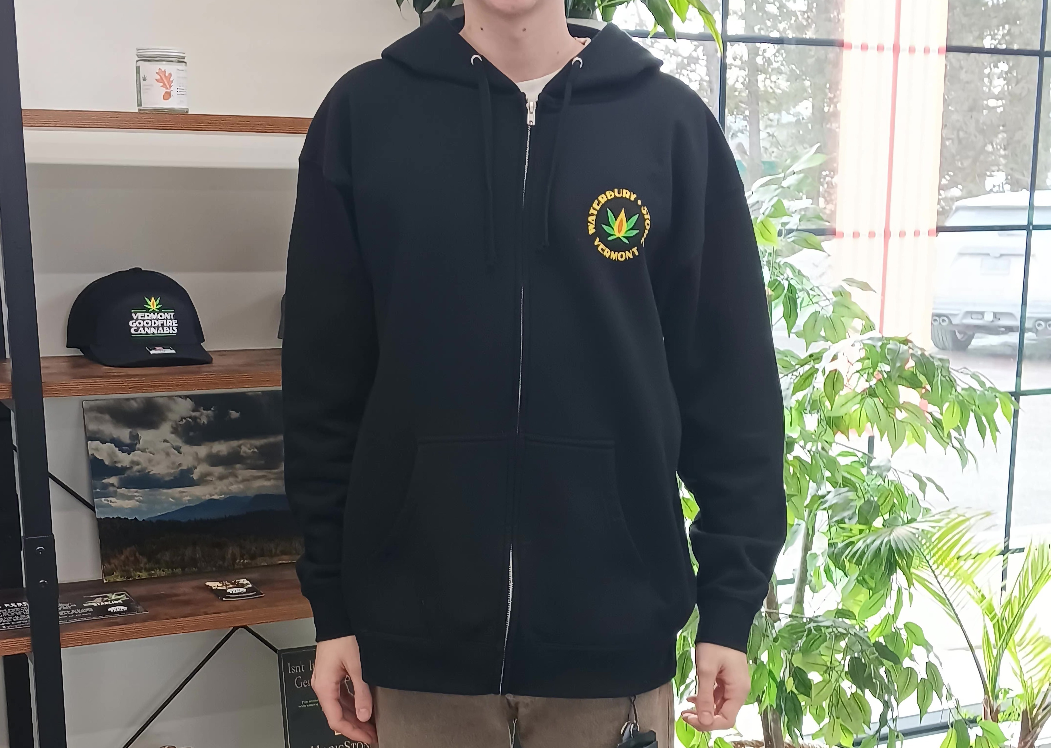 Zip Up Hoodie (M) - VT Goodfire Cannabis