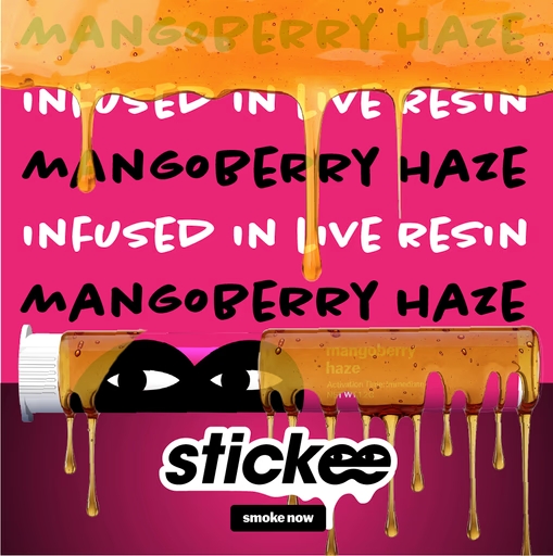 Stickee Live Resin Infused Pre-Roll | Mangoberry Haze
