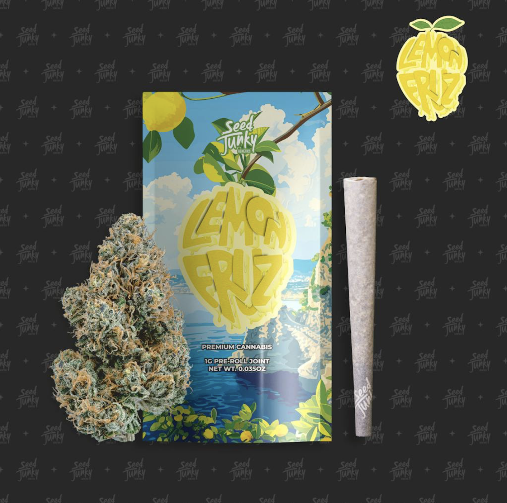 Seed Junky | Lemon Fruz | 1g Pre-Roll
