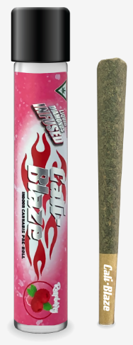 Cali Blaze - Raspberry - 1.2g Infused Preroll