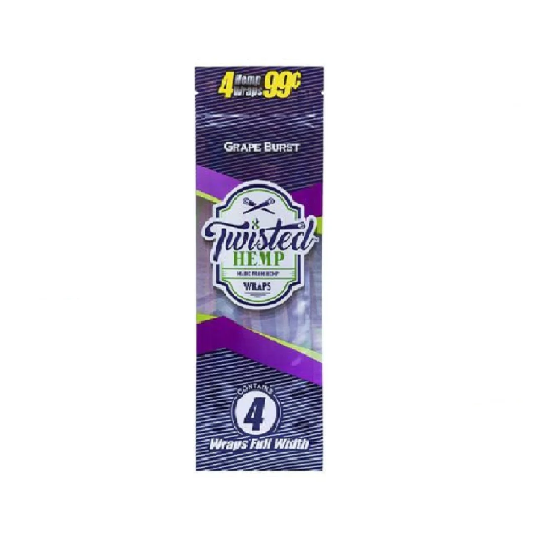 Twisted Hemp Wraps Grape Burst