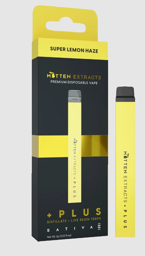 MITTEN ETXRACTS - PLUS DISPOSABLE - SUPER LEMON HAZE
