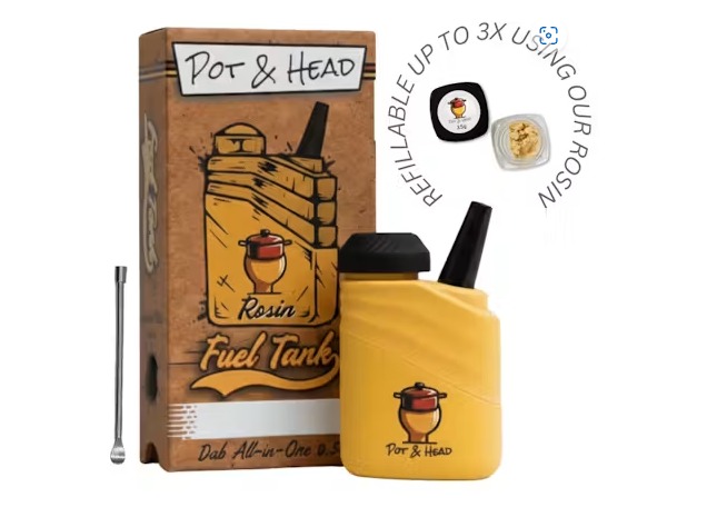 Pot & Head .5g Live Rosin Fuel Tank AIO Banana Peel