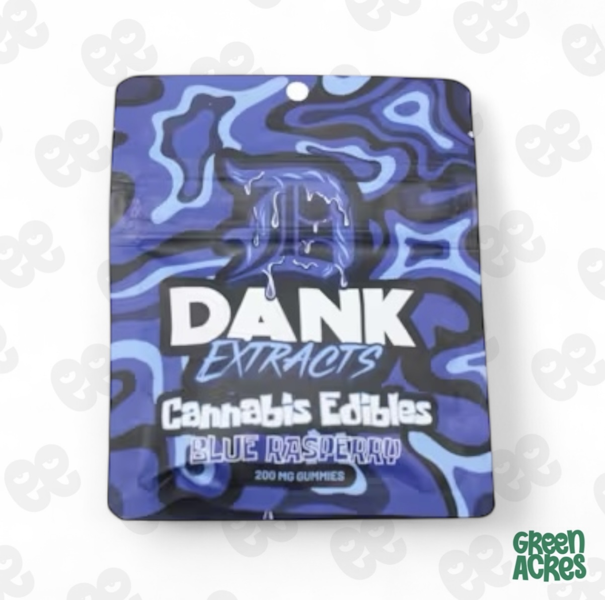 Blue Razz 200MG Gummies (50mgx4)
