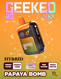 MKX Geeked - Papaya Bomb - 3g Disposable