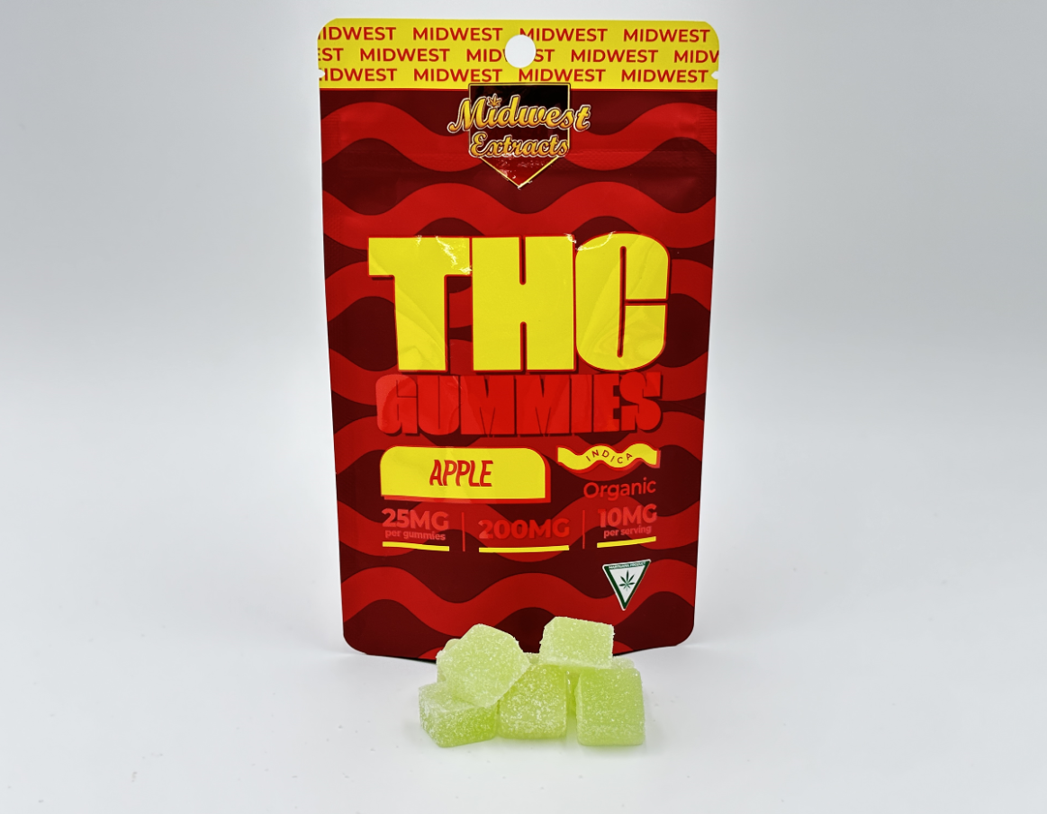 Midwest Extracts Apple Gummy 200mg