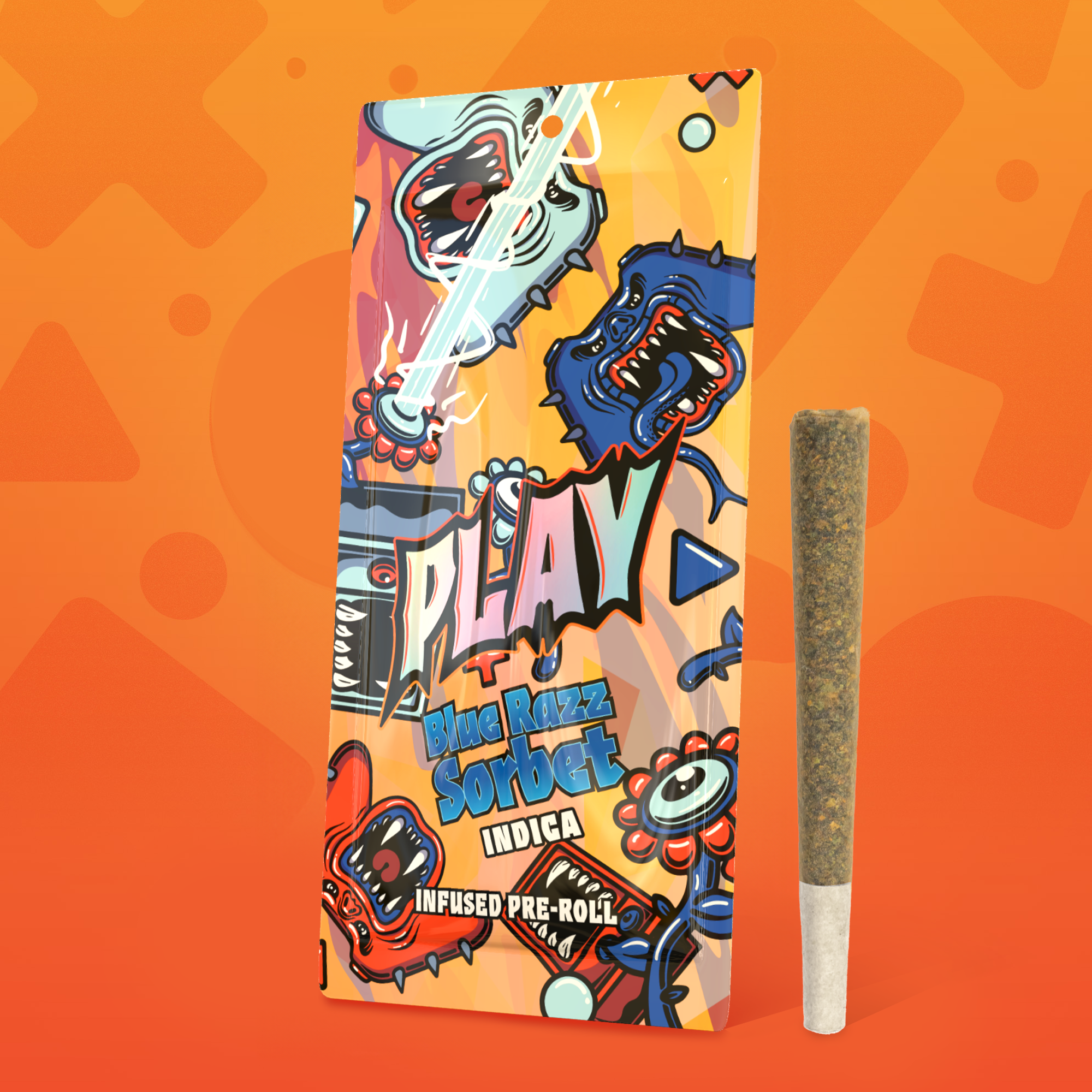 Play Cannabis Blue Razz Sorbet