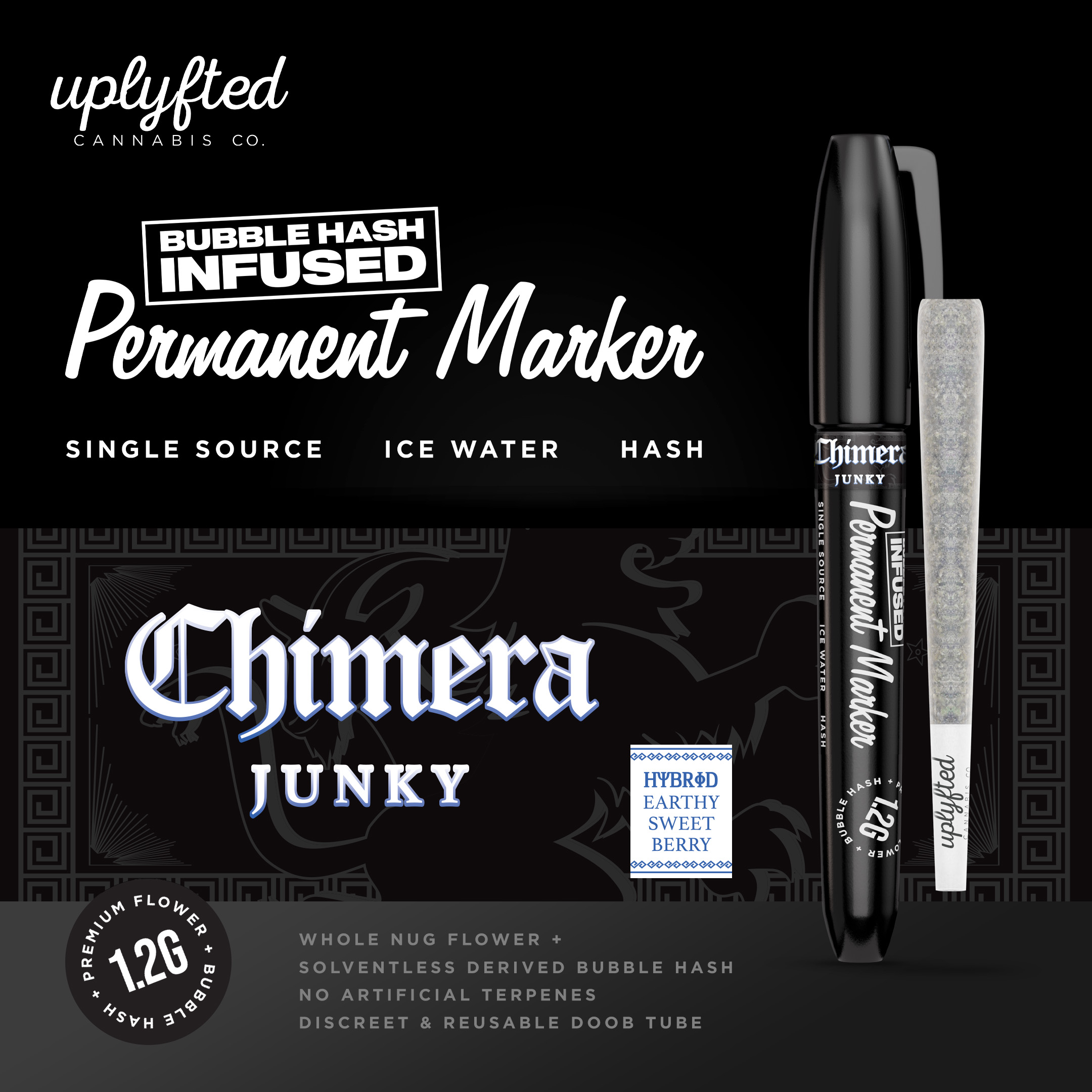 UPLYFTED | PERMANENT  MARKER x CHIMERA JUNKY INFUSED PREROLL