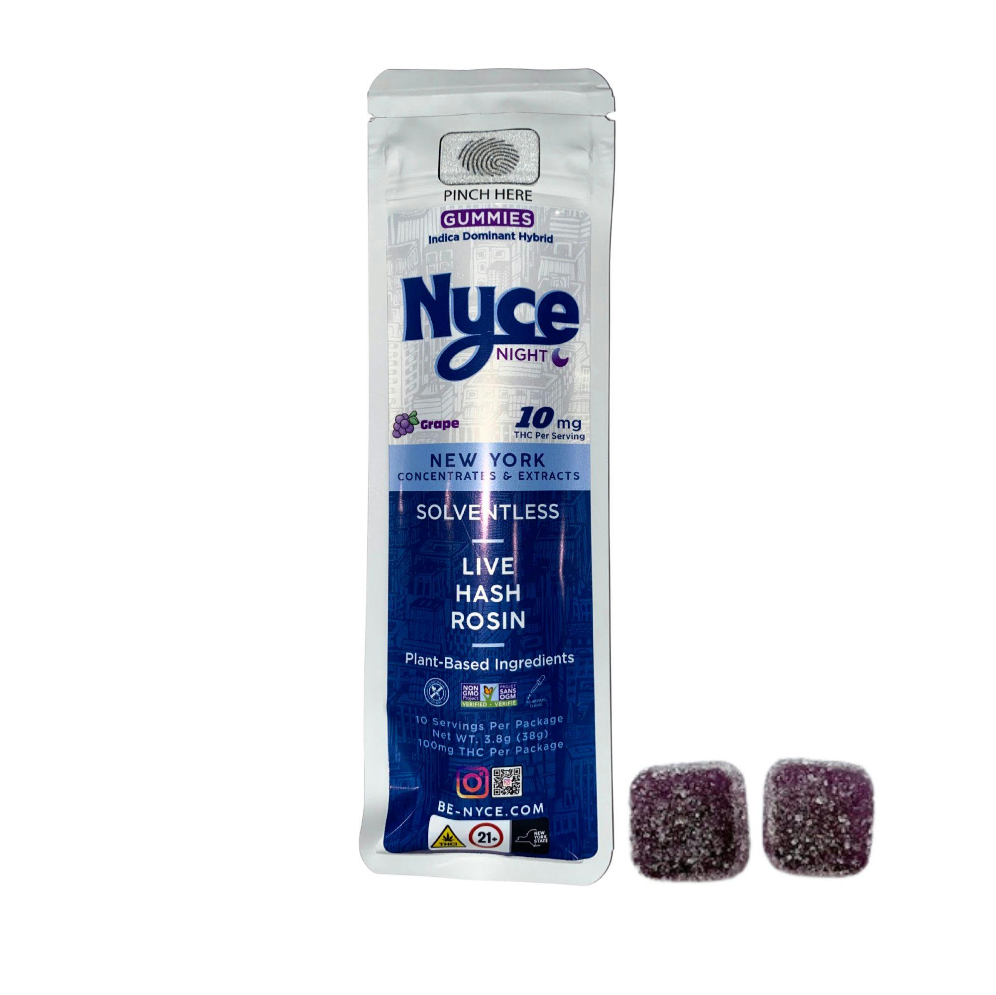 NYCE - Peach Gummies - 10mg