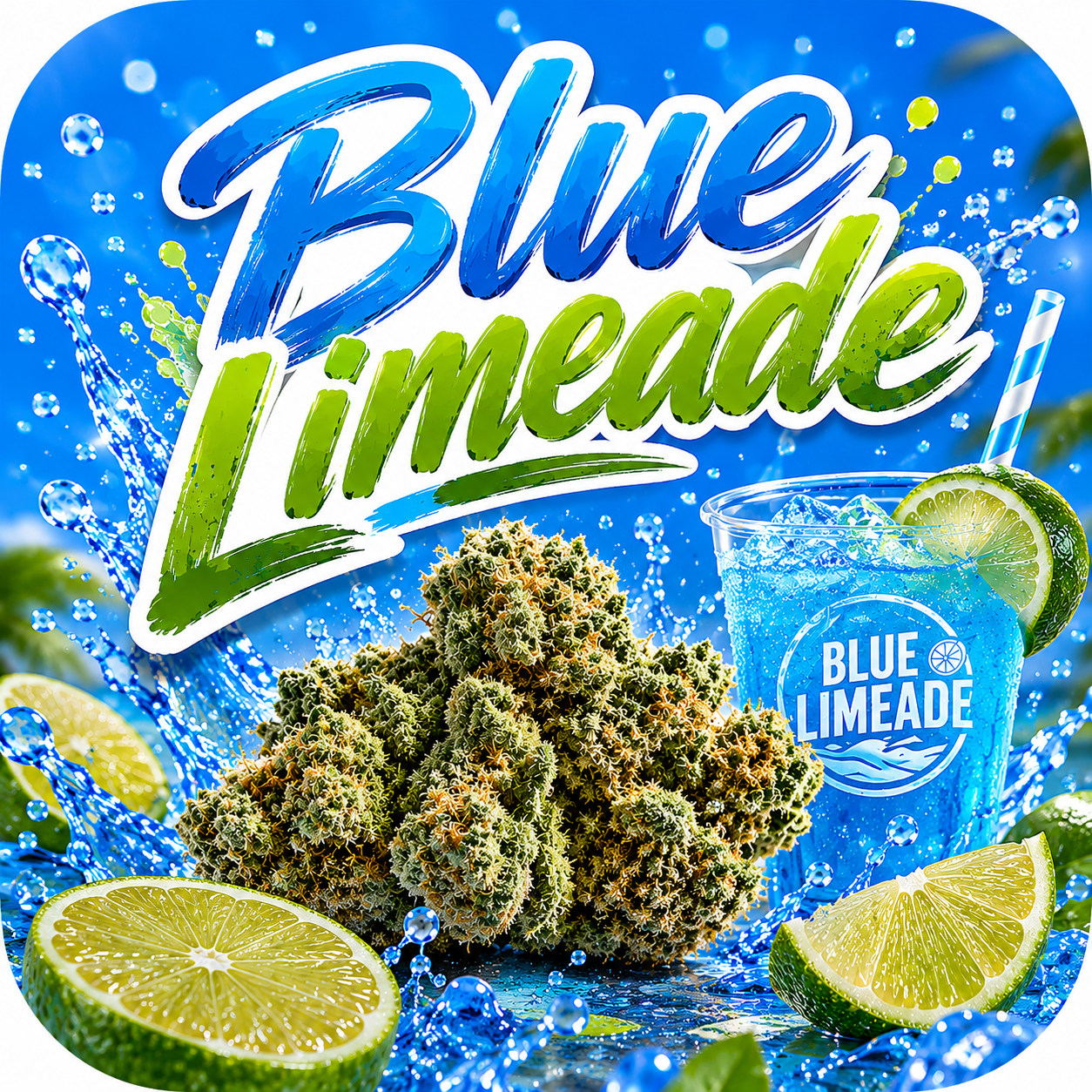 Alternative Solutions I Flower I Blue Limeade I 3.5g