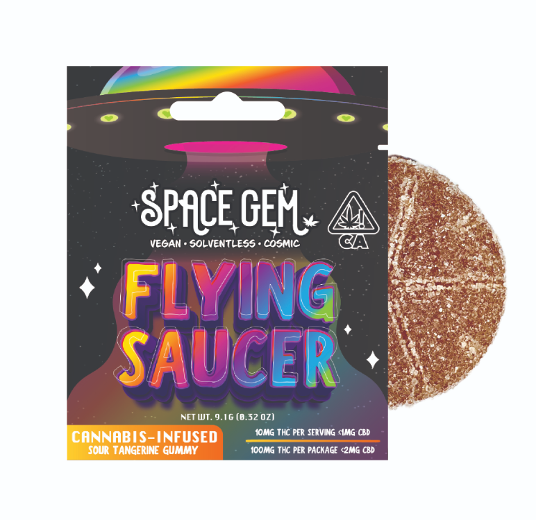 Space Gem: Sour Tangerine Single Flying Saucer