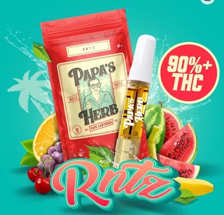 Papa's Herb - Runtz - 510 Cartridge - 1g