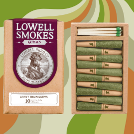 P134 | Lowell Smokes | Gravy Train | Pre Rolls | 10pk