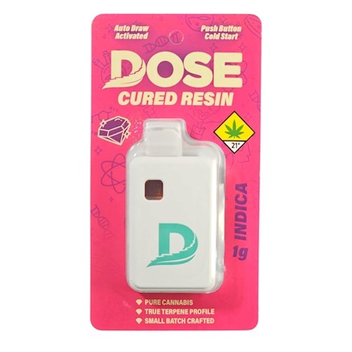Dose Power Trip (Indica) 1g Cured Resin Disposables