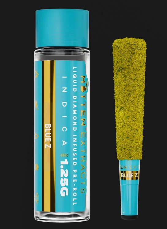 Mitten Extracts 1.25 Infused Pre Roll - Blue Z