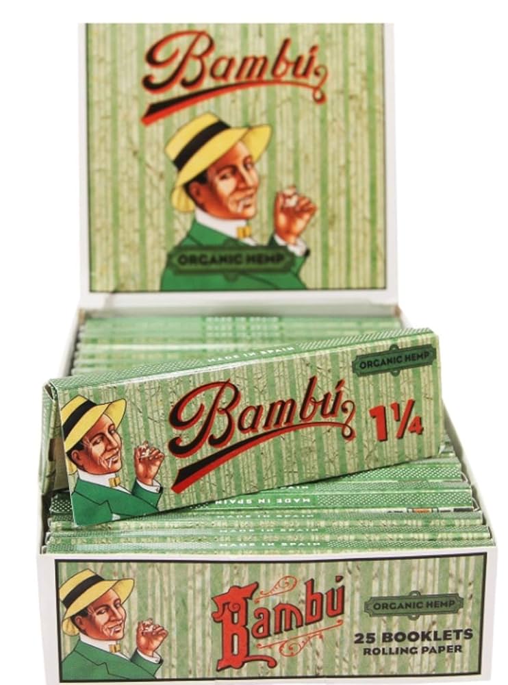Bambu - Natural Rolling Paper Booklet - 1.25 - 25ct
