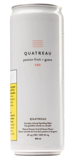 QUATREAU : PASSIONFRUIT & GUAVA (355mL)