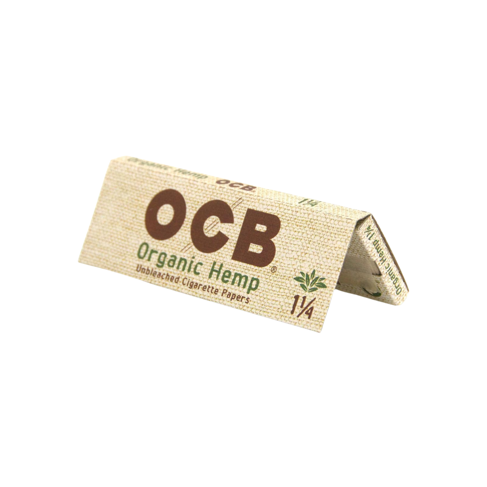 OCB - Organic Unbleached Hemp 1.25 Rolling Papers + Tips - 50ct
