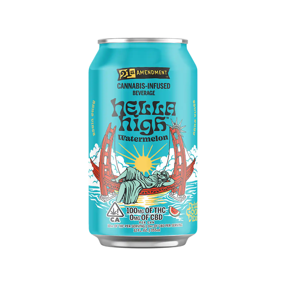 EDIBLE (BEVERAGE) - - HELLA HIGH WATERMELON
