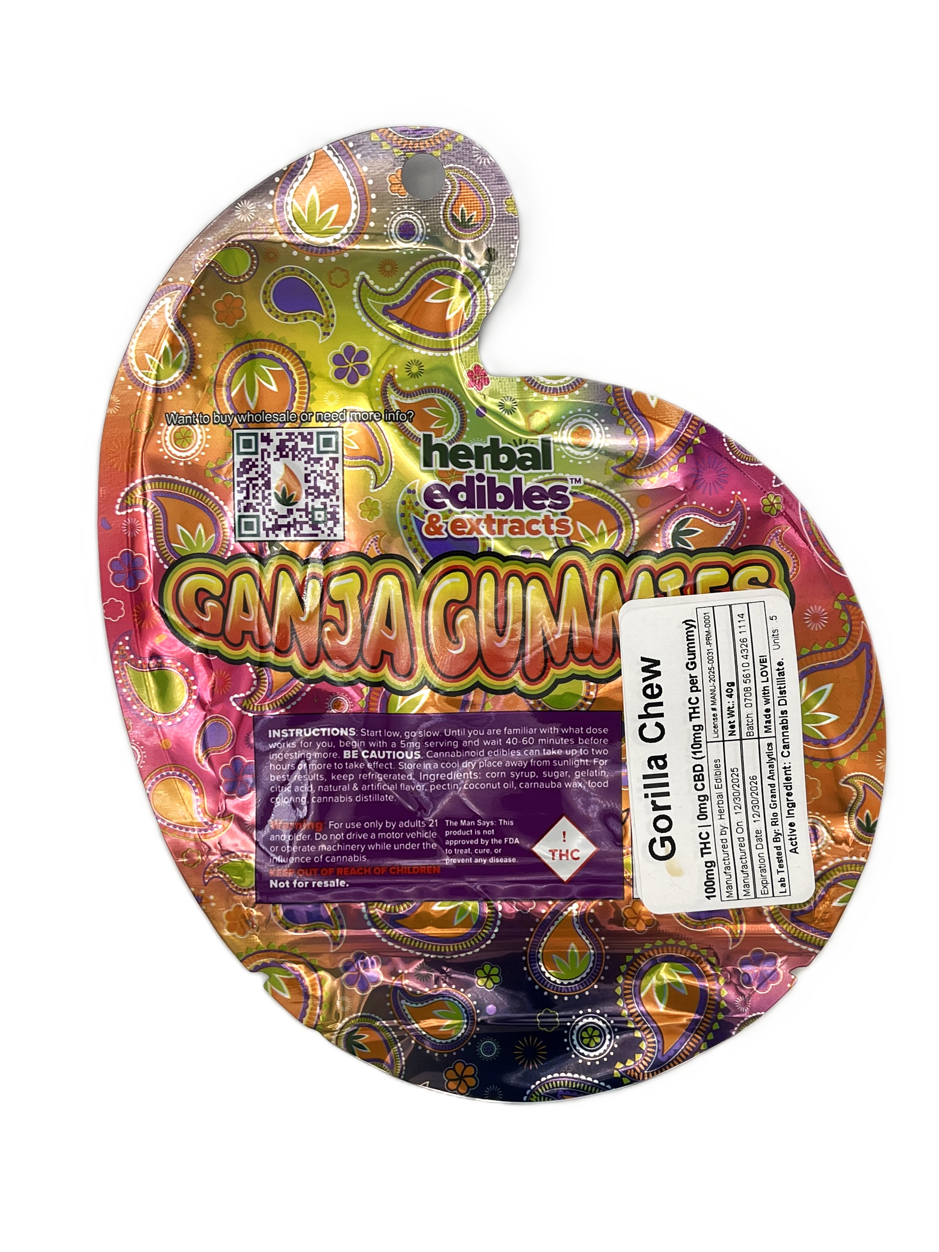 Gorilla Chew Gummies | 100mg
