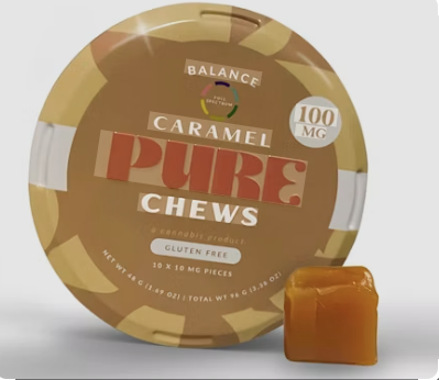 Caramel Chews (H) 100mg