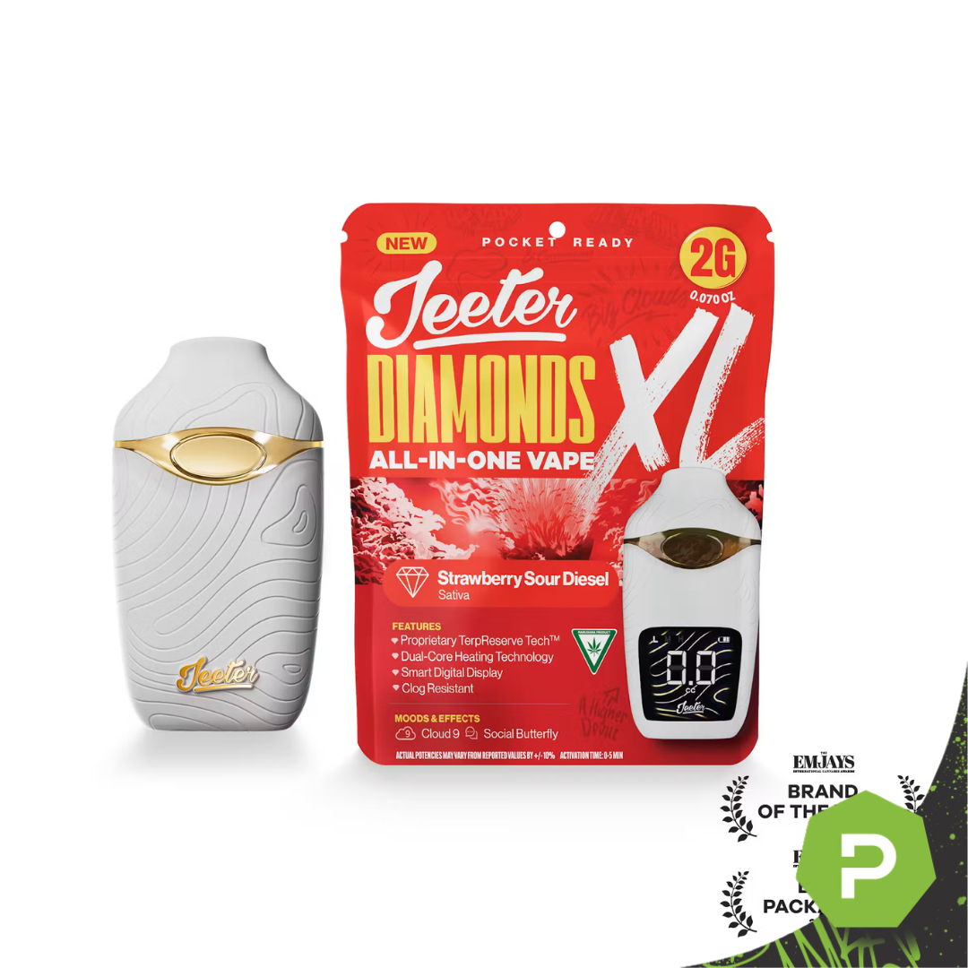Jeeter | Strawberry Sour Diesel | 2G Liquid Diamond XL All-In-One Vape