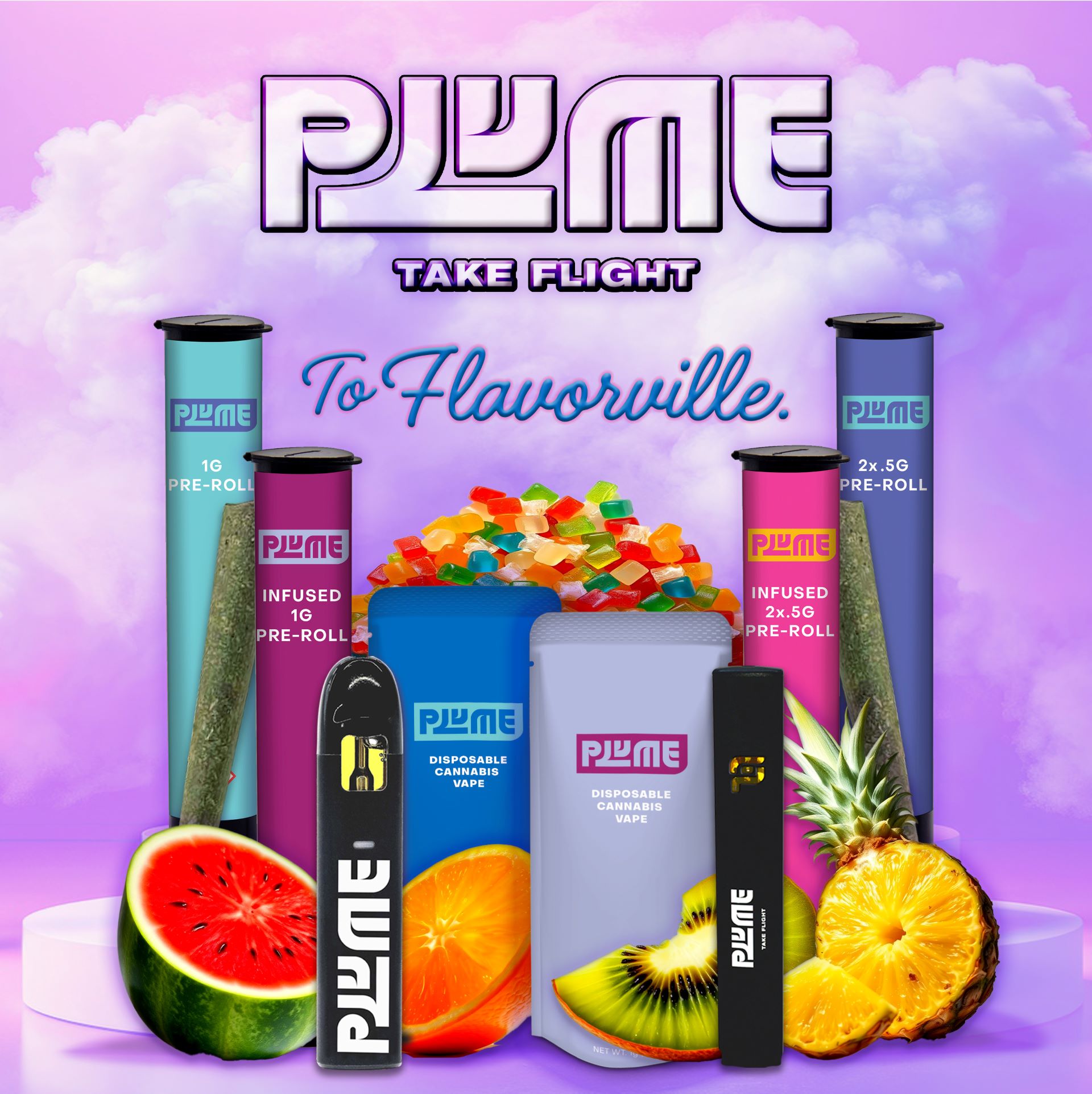 BOOM GUMMY PACK CHERRY BERRY 1:1 (I) [10PK] 1000MG