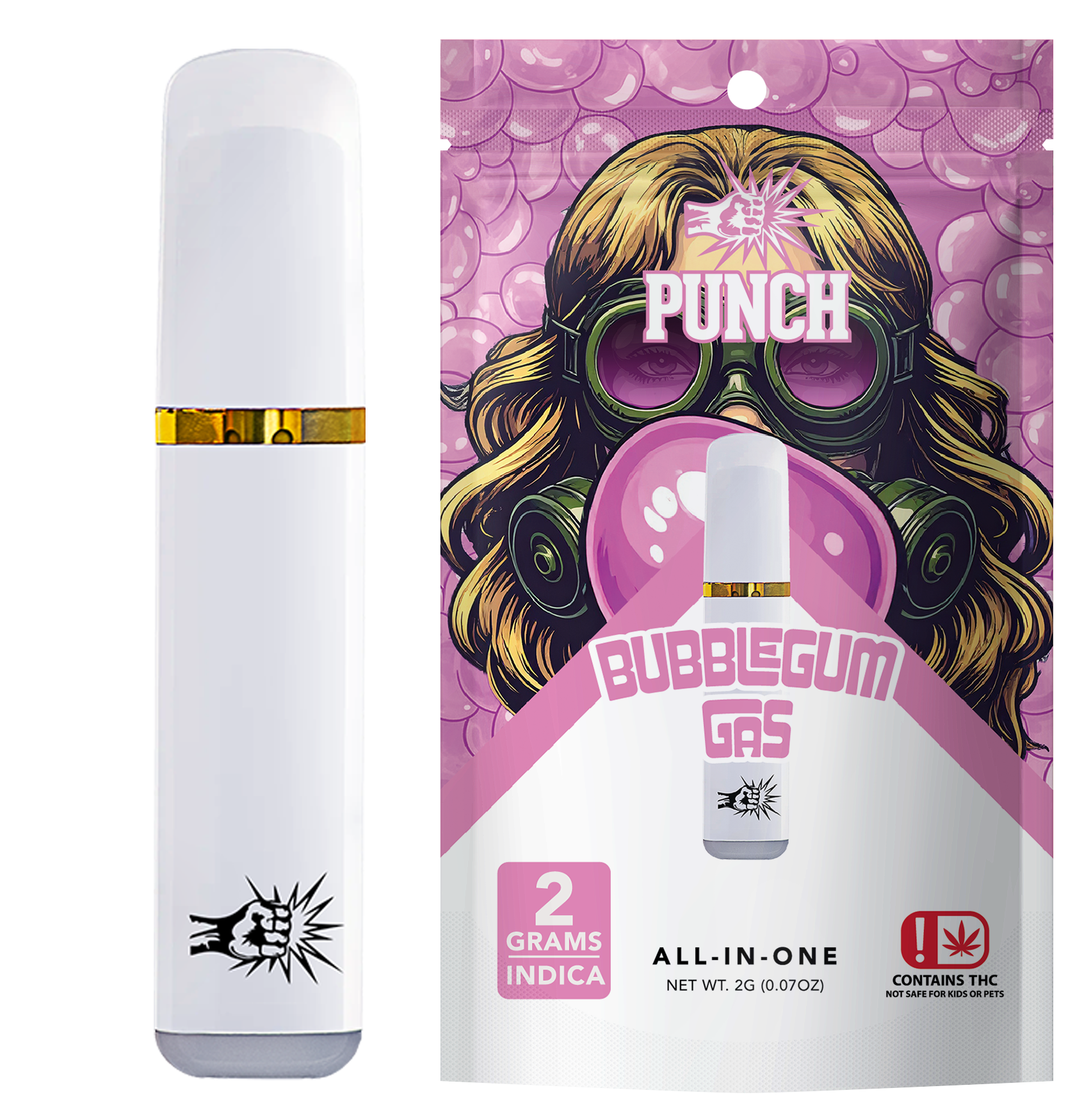 Bubblegum Gas Distillate AIO 2g OK