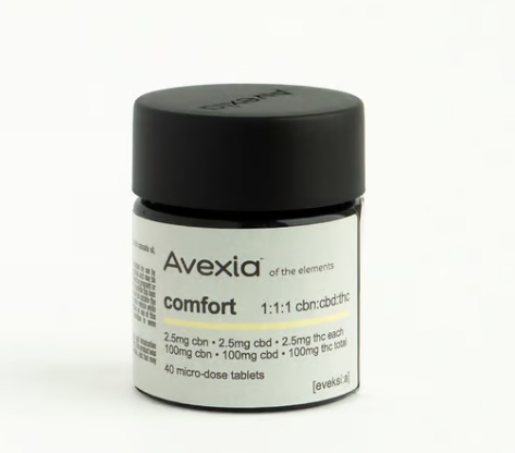 AVEXIA Tab 100mg: Comfort 1:1:1 THC:CBN:CBD 40pc