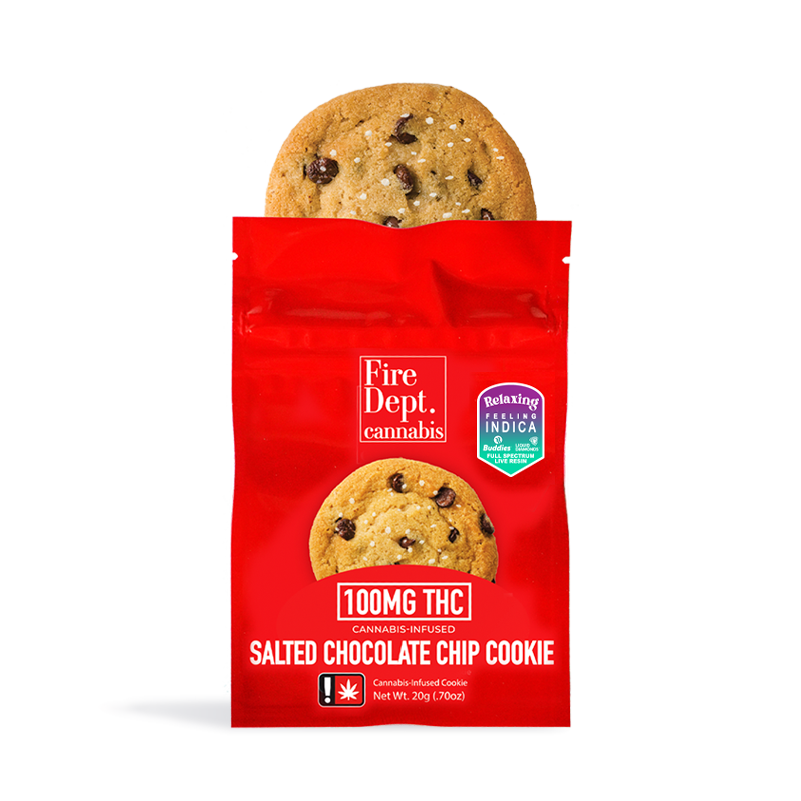 Indica Salted Chocolate Chip Cookie | 100mg