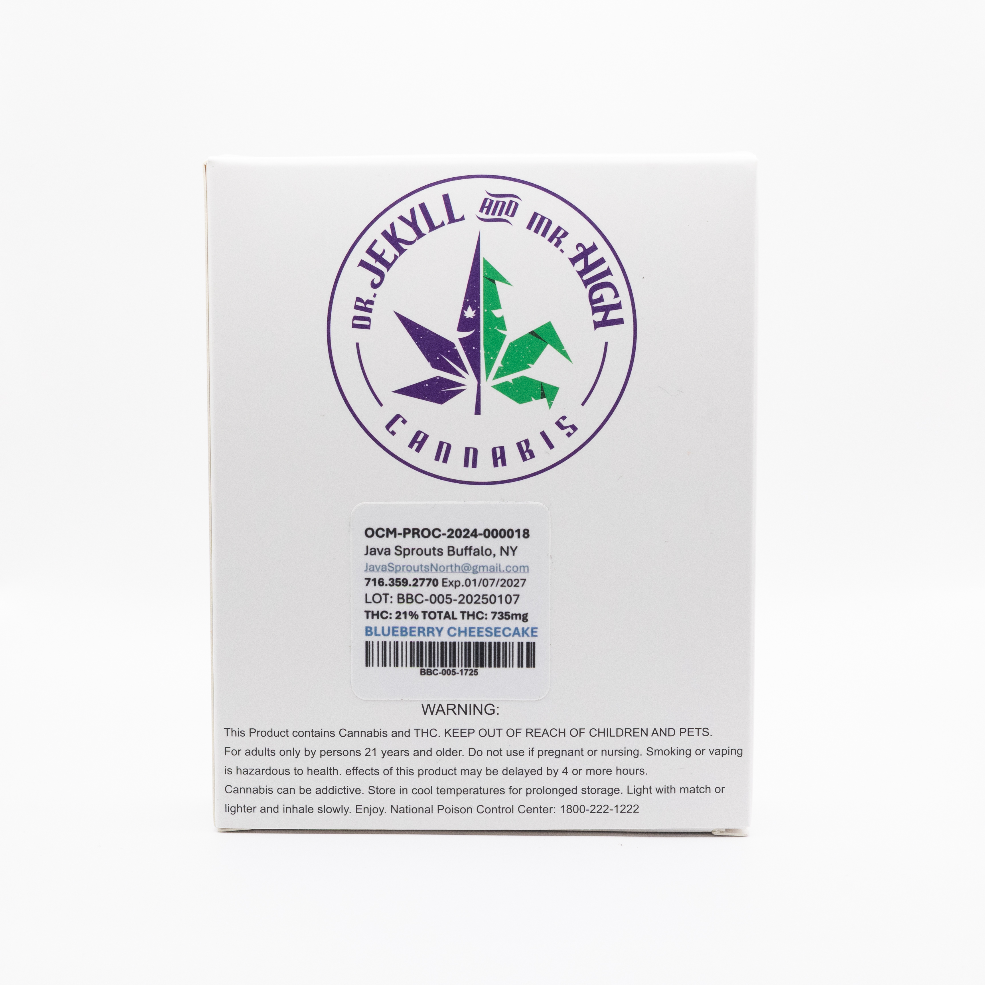 Dr Jekyll & Mr. High Dr Jekyll & Mr High | Blueberry Cheesecake | Sativa