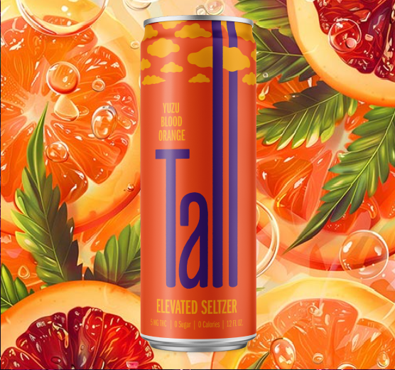 Tall Infused Seltzer (5mg) Yuzu Blood Orange