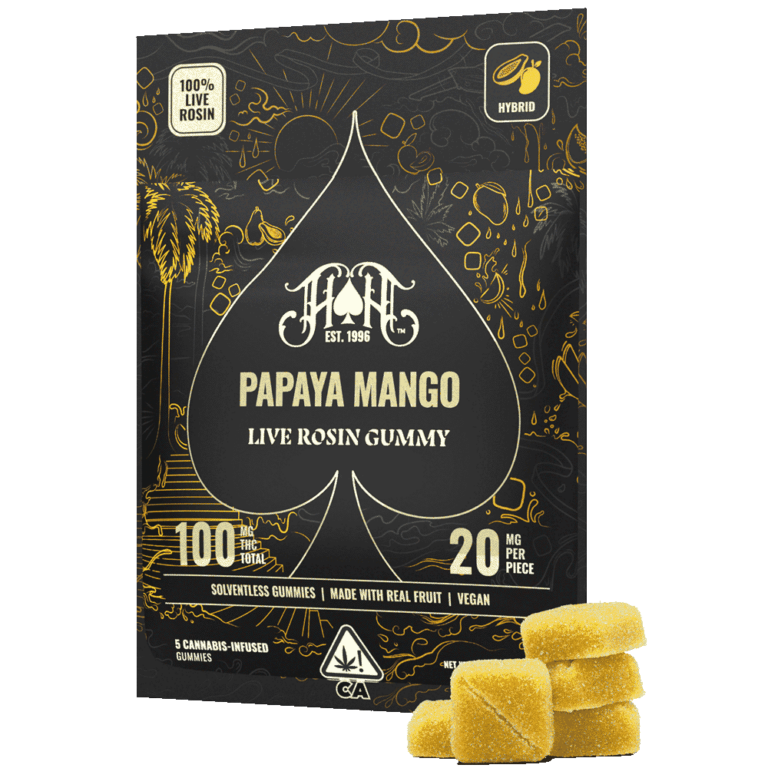 Mango Hybrid Live Rosin Gummies