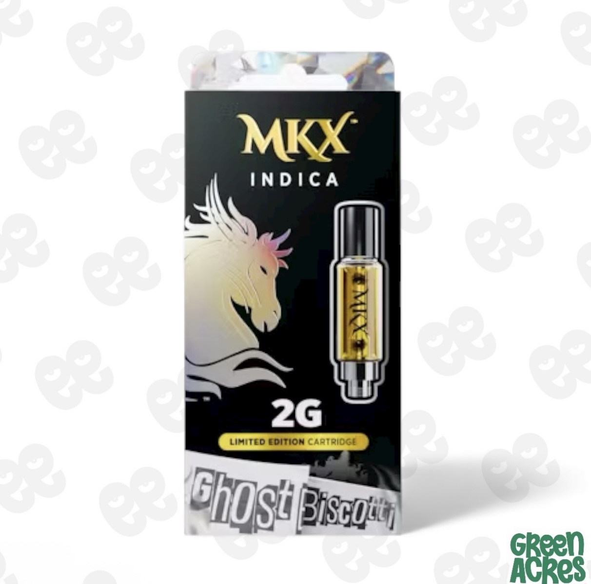 MKX 2 Gram 510 Thread Carts *LIMITED EDITION* - Ghost Biscotti - Indica