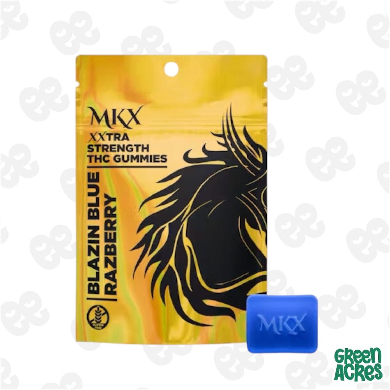 MKX: Blazin Blue Razberry 200MG Gummies